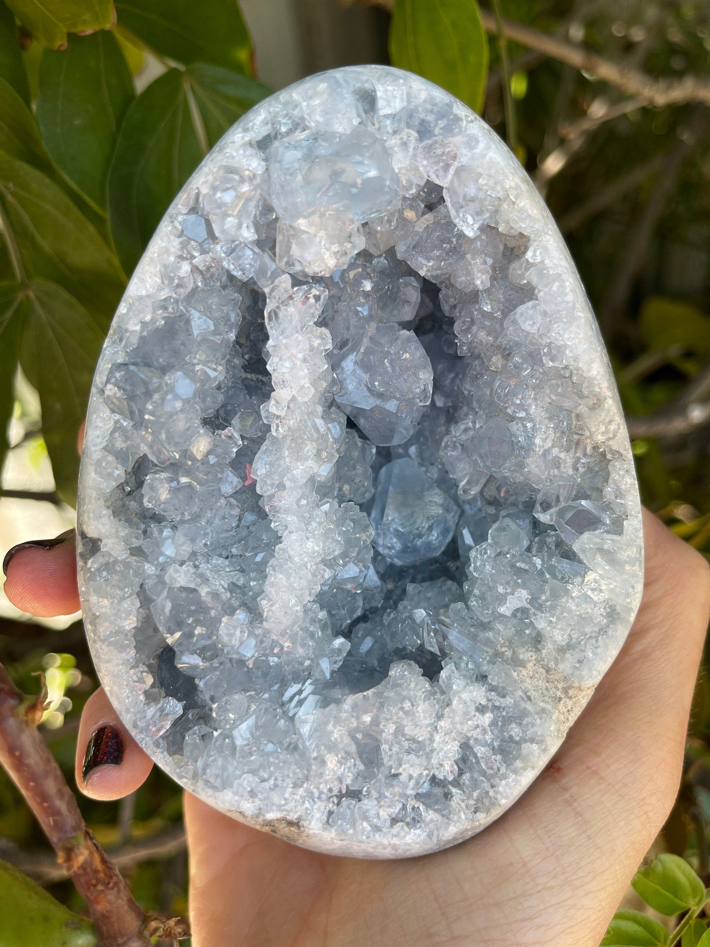 Celestite Cluster, Celestine, Celestite Egg, Hone Decor, Home Accessories, Feng Shui, Chakras, Reiki, Altar, Meditation Tools, Crystals