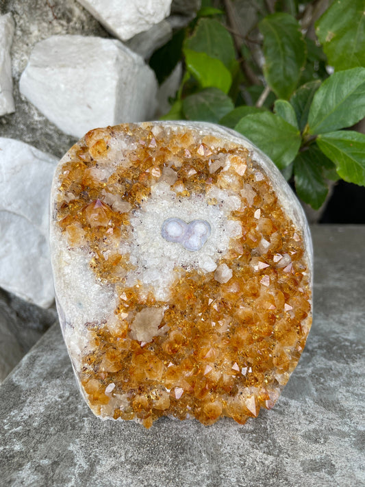 Large Citrine Cluster, Citrine Freeform Polished Citrine, Home Decor, Abundance, Meditation, Reiki, Home Accessories Feng Shui, Altar