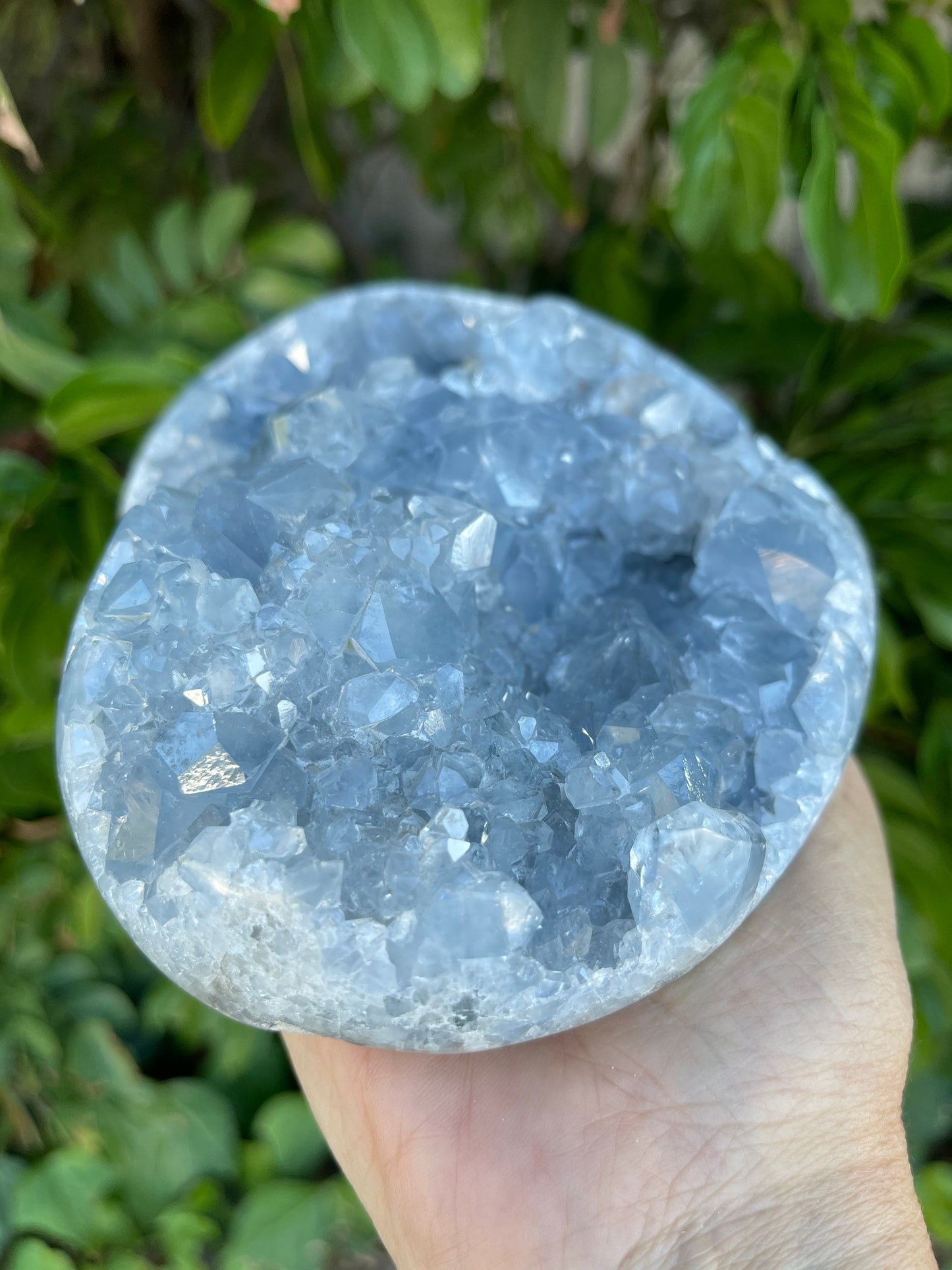 CH1 Large Celestite Heart, Celestite Cluster, Large Celestine, Crystal Heart, Home Decor, Home Accessories, Blue Crystals, Reiki,