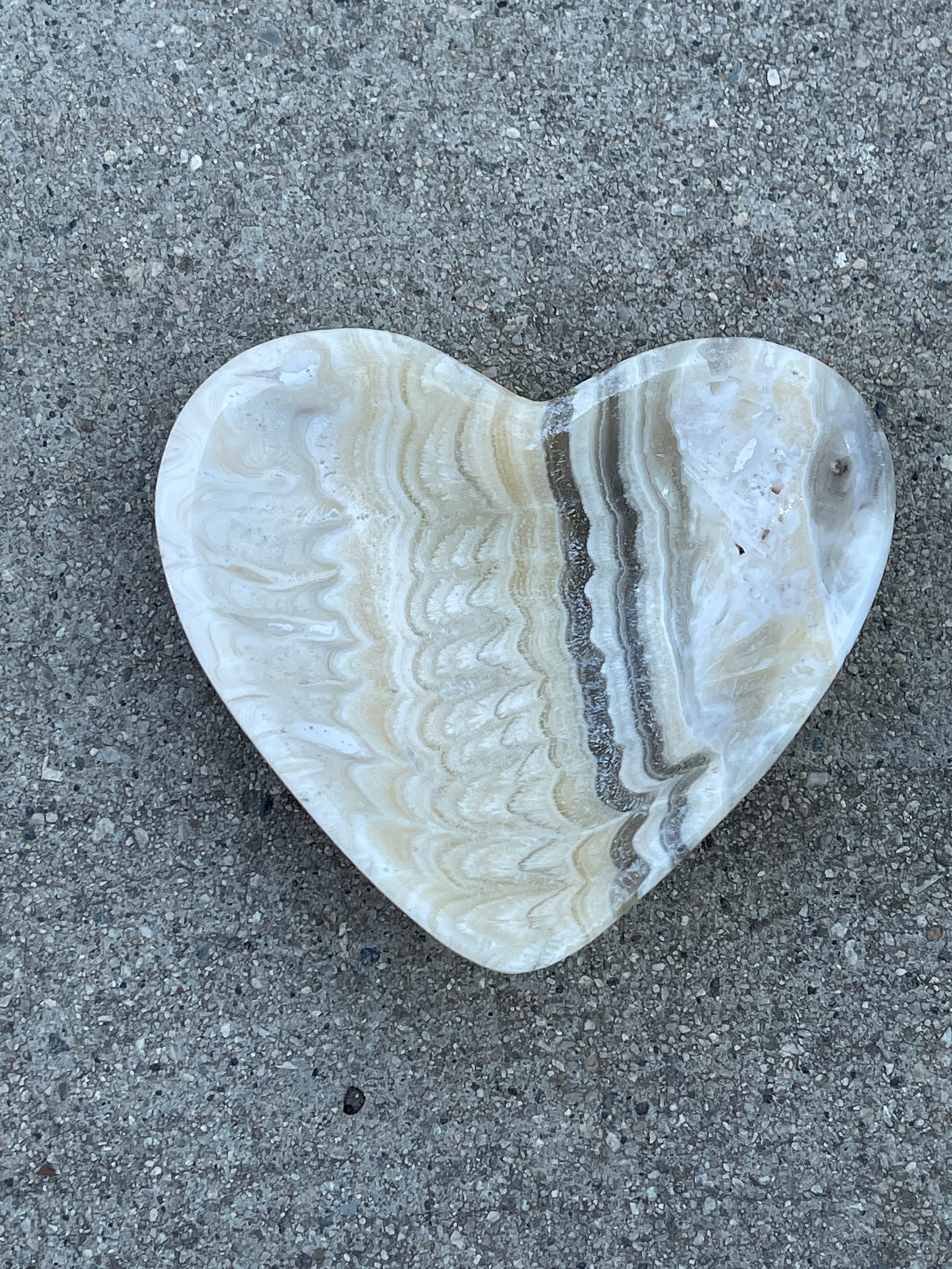 Zebra Onyx Heart Dish, Heart Bowl, Ring Dish, Gemstone Hearts, Home Accessories, Home Decor, Housewarming, Reiki, Chakra,