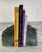 Labradorite Bookends,Gemstone Bookends, Home Accessories, Home Decor, Reiki, Library, Crystal Shop