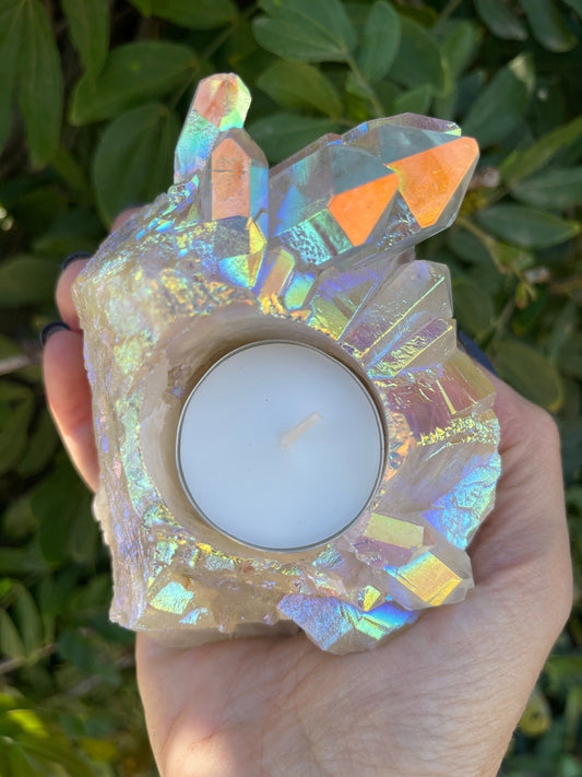 Angel Aura Candle Holder, Aura Quartz Cluster, Air Plant Holder, Home Accessories, Home Decor, Sphere Holder, Interior Decorating