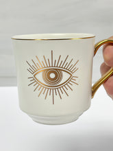 Golden Eye Coffee Mugs, coffee cups, third eye, evil eye