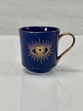 Golden Eye Coffee Mugs, coffee cups, third eye, evil eye